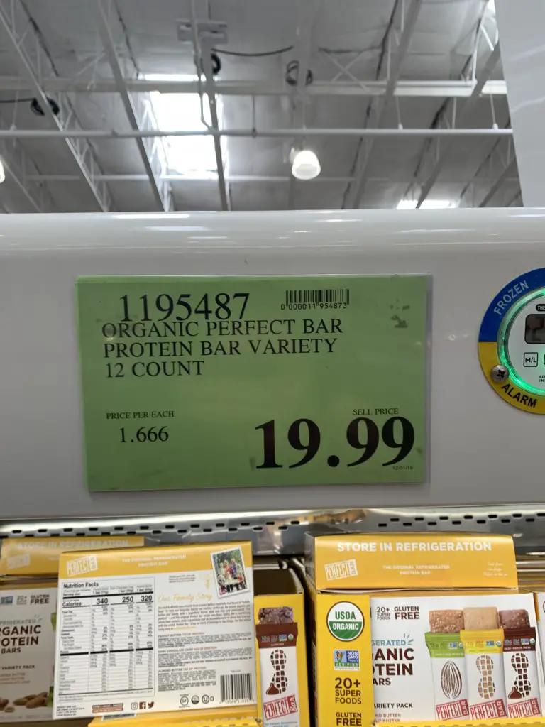 Costco Organic Perfect Bar, Protein Bar 12 Pack Costco Fan