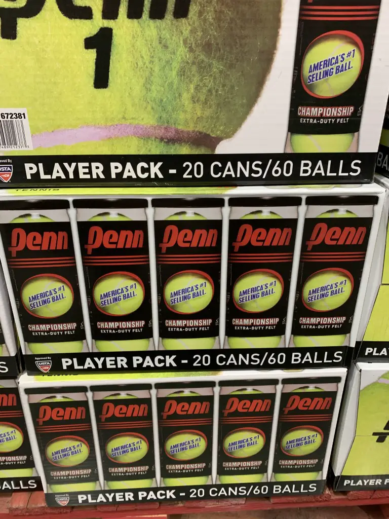 Costco Tennis Balls, Penn Extra Duty, 60 Tennis Balls Costco Fan
